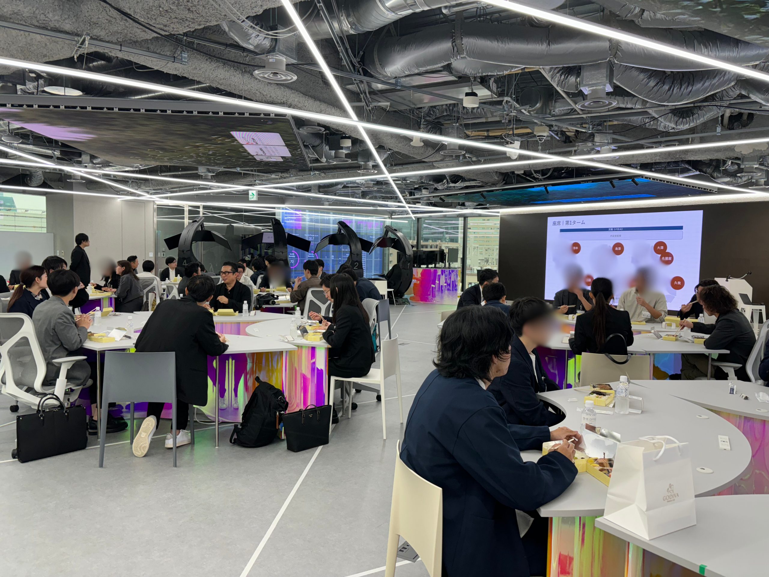 ランチ交流会の様子